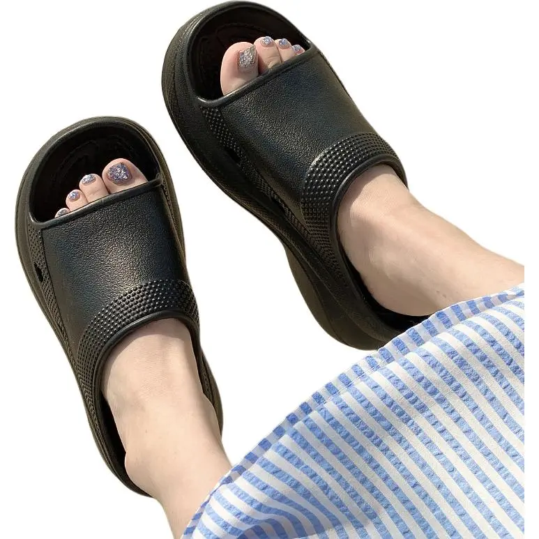 Yamada Hyakuju Slippers White, Black-8
