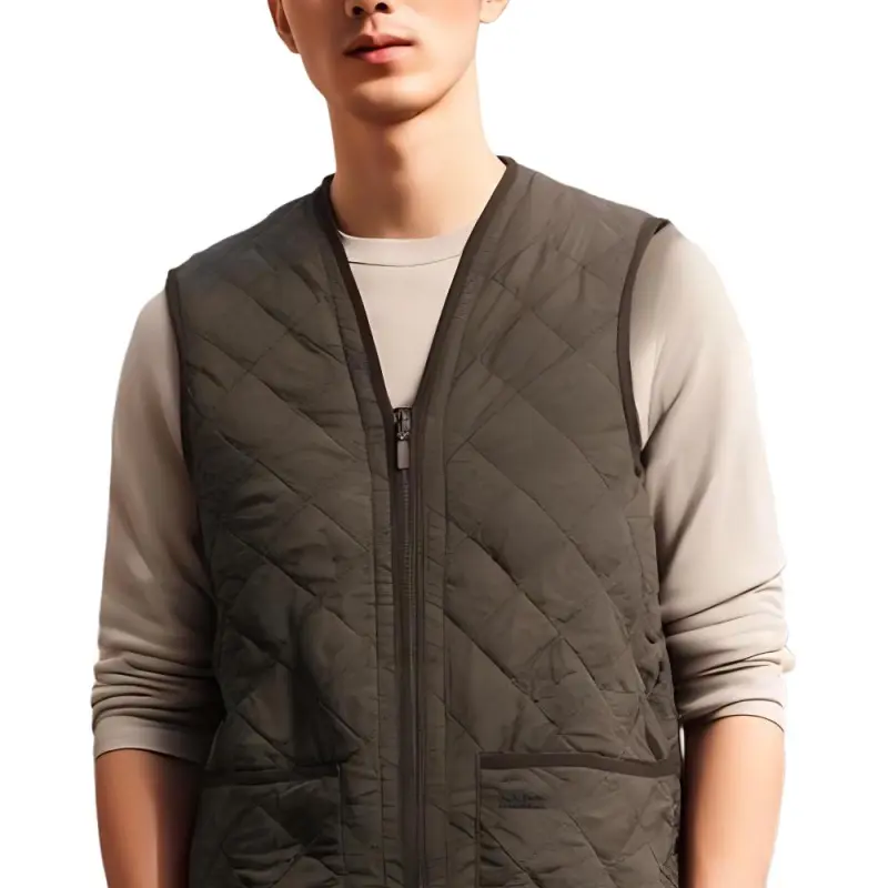 BARBOUR Quilted Zip Up Vest-3