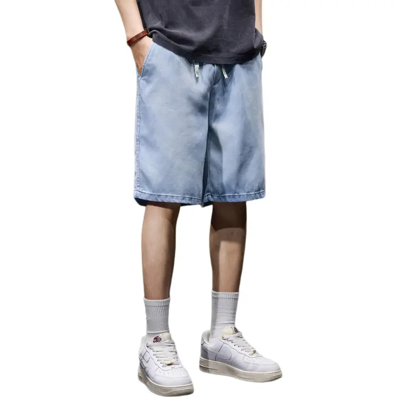 BUYDAUL Denim Shorts Men-2