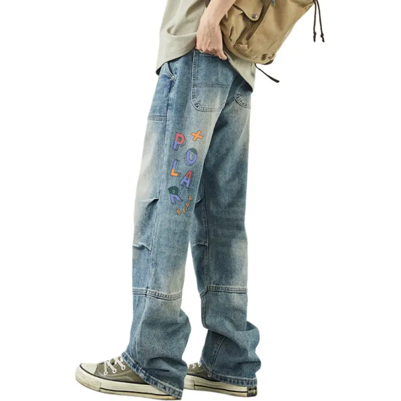 POLAR BEAR Jeans Unisex Light Blue-2