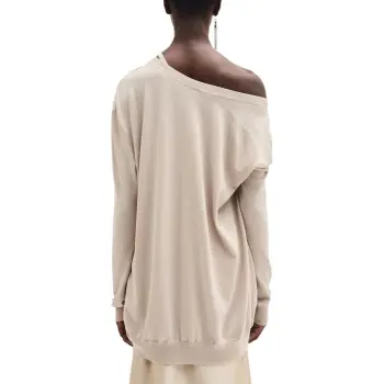 Ann Demeulemeester Helle Off shoulder Sweatshirt