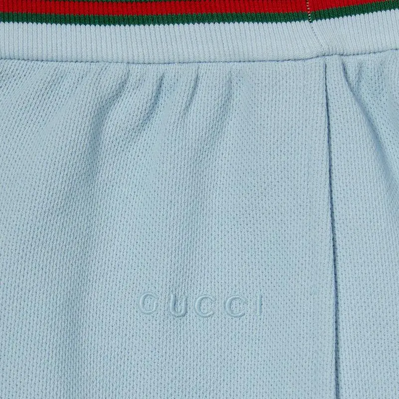 GUCCI Casual Shorts Women's Light Blue-4