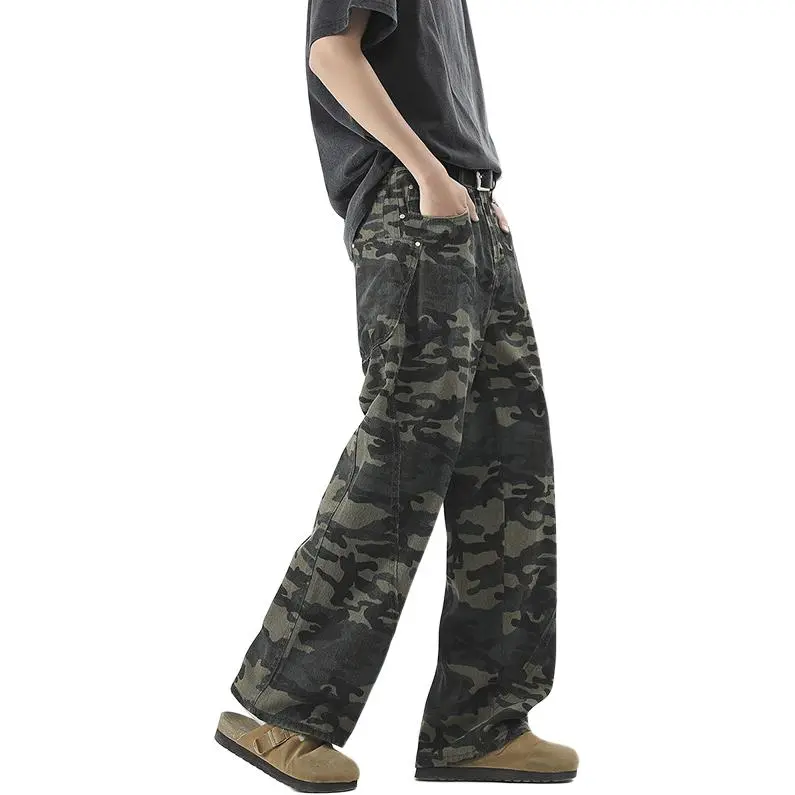 DARK HORSE Casual Pants Unisex Camouflage-4