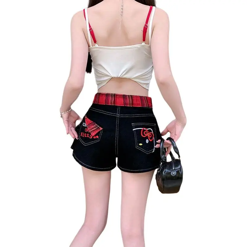 GOSO Denim Shorts Women's Black-1