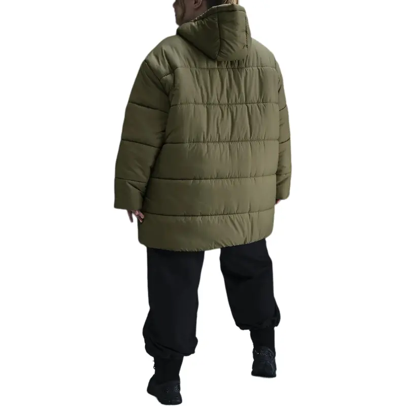 Nike SportswearTherma-FIT Parka Coats Women's Light Army Green/White-2
