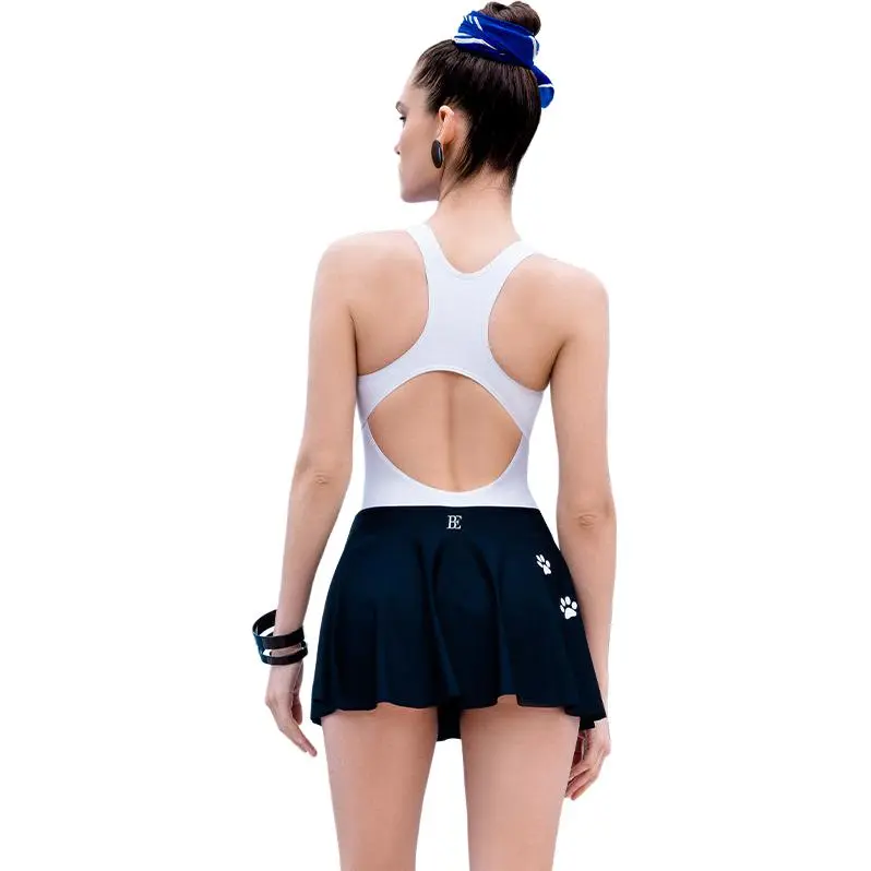 BALNEAIRE One piece Swimsuit Women's Cream White-1