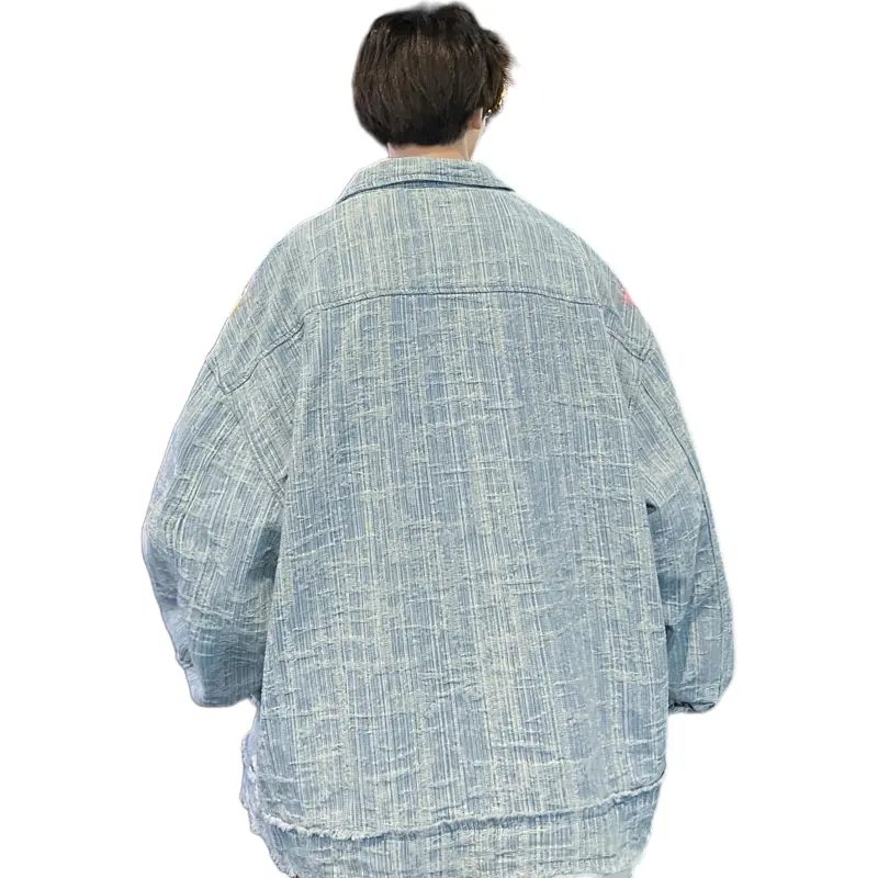 TESTUNG Denim Jackets Unisex-3