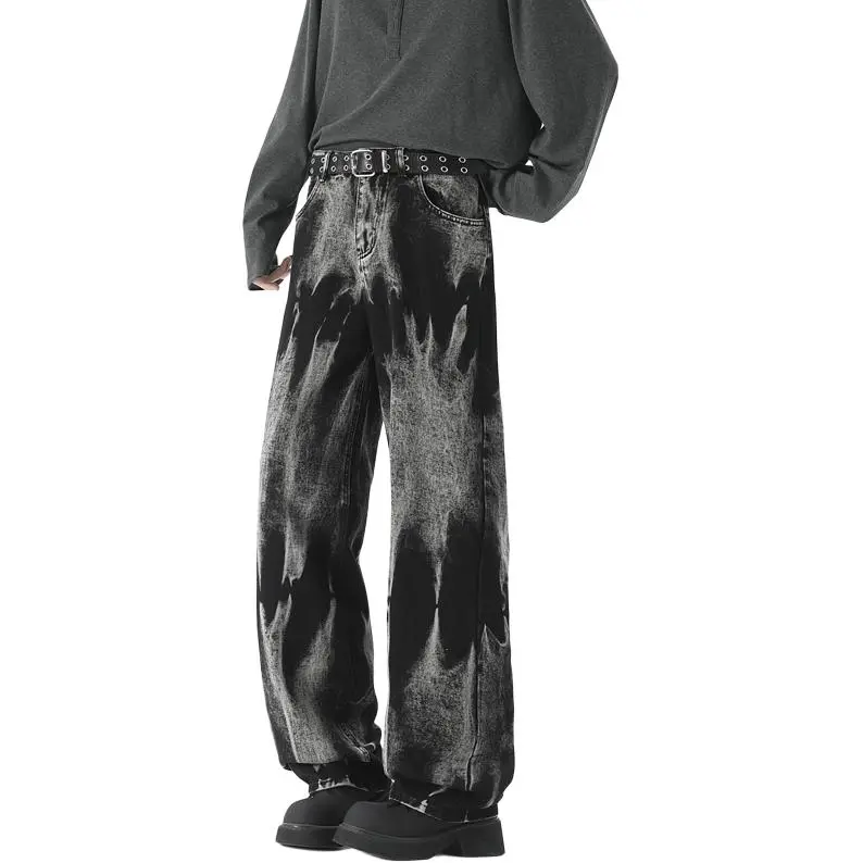 DOENU Jeans Unisex Black Gray Color-3