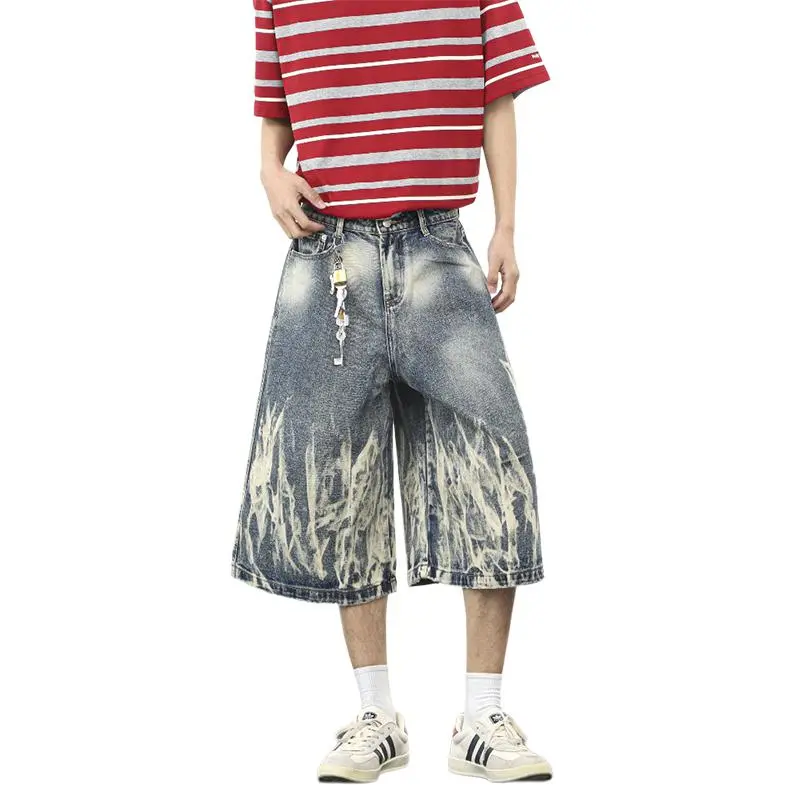 CORNILOT Denim Shorts Unisex Blue-3
