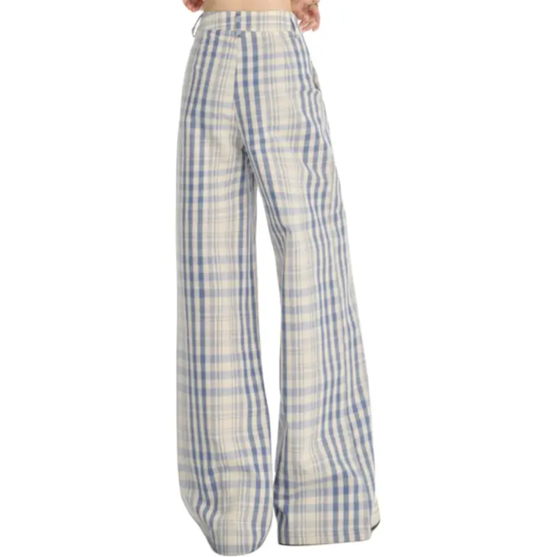 HELEH Casual Pants Women's Light Blue-4