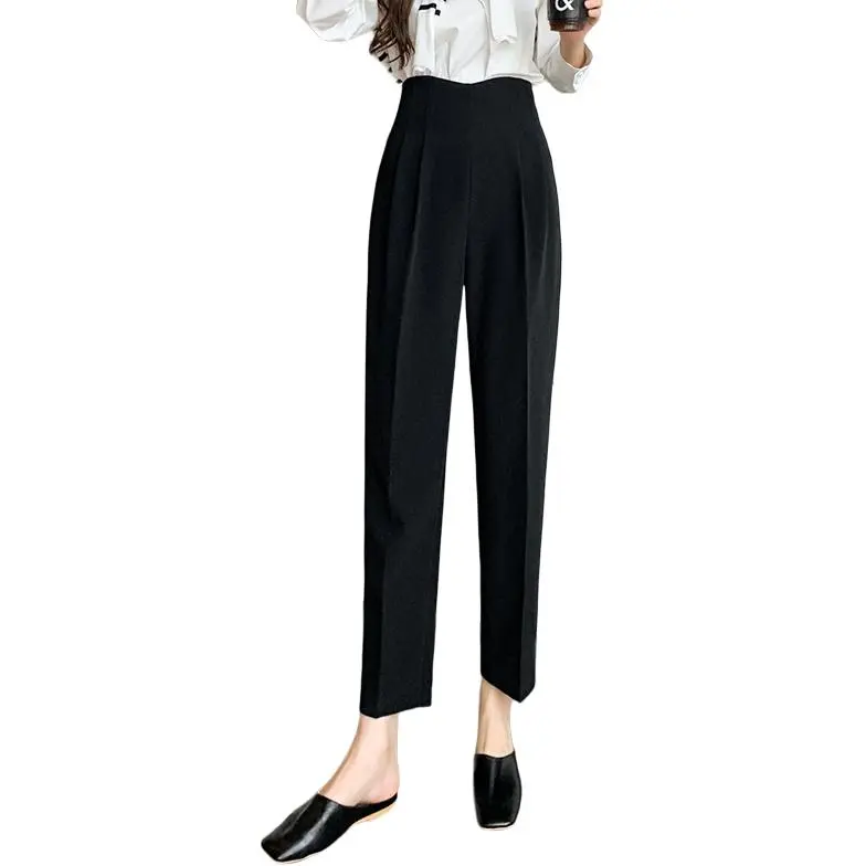 GOSO Straight Fit Harem Casual Pants For Women's Women's-4
