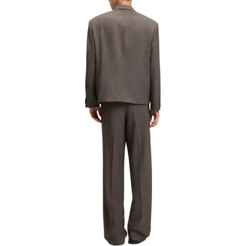 HUGO BOSS Business Suit Coat Unisex Brown-3