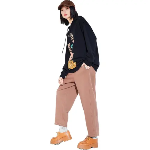 MUGUOGUOMU Spring, Fall Sweatshirt Loose Fit Women's