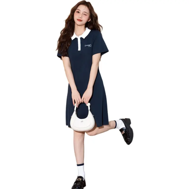Tonlion Short Sleeved Dress Women's-5