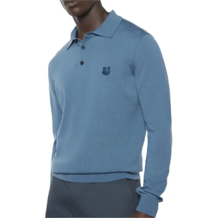Maison Kitsune Bold Fox Head Polo Shirt-2