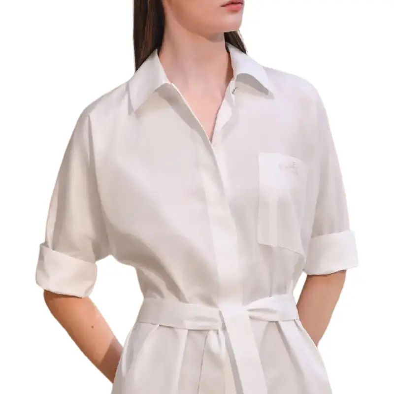 HERMES Long Sleeved Dresses Women's-6