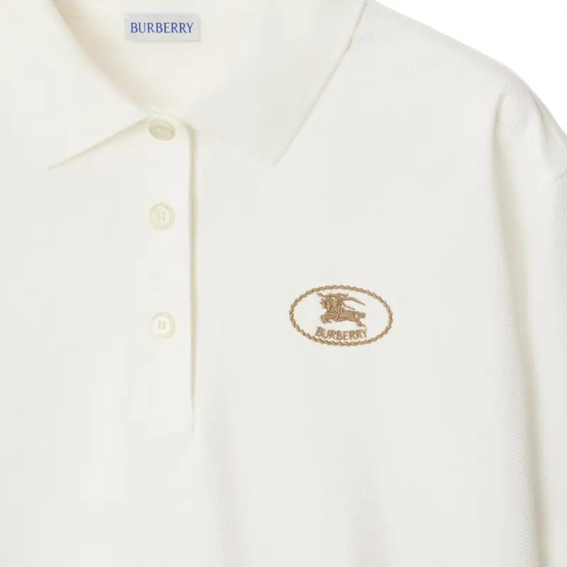 Burberry SS25 Polo Shirt Women's White-1