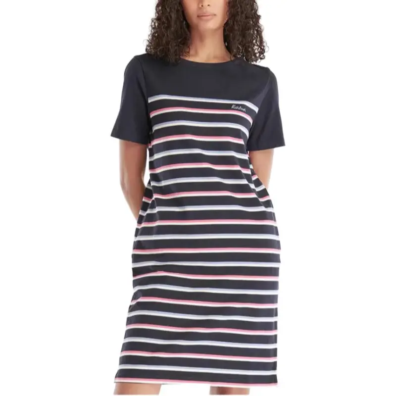BARBOUR Short-Sleeved Dresses Women's Black-2