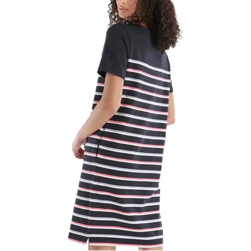 BARBOUR Short-Sleeved Dresses Women's Black-3