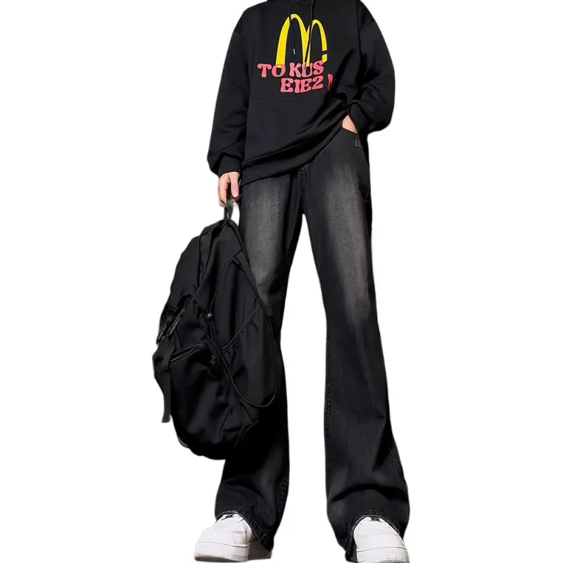 GY.VG Jeans Unisex Black-3