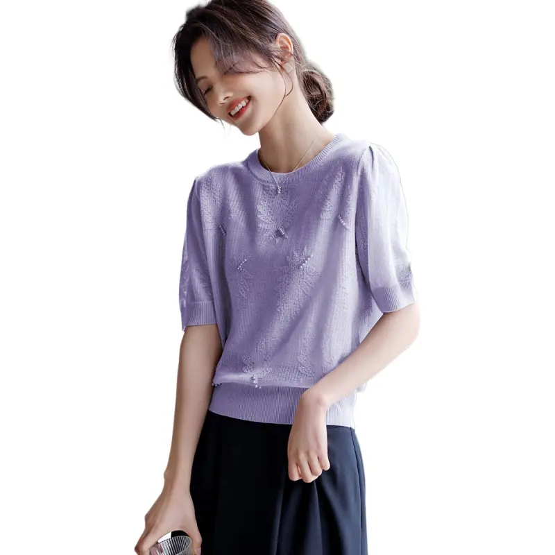 XWI Knitwear Women's Light Purple-3