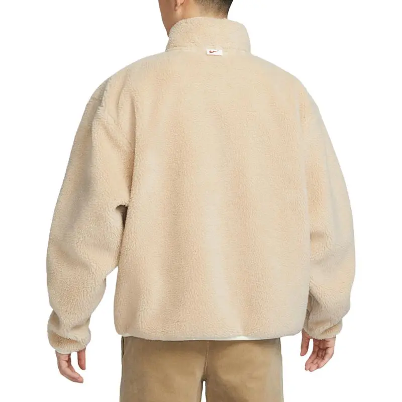 Nike Velvet feel Coat Men's Beach White-4