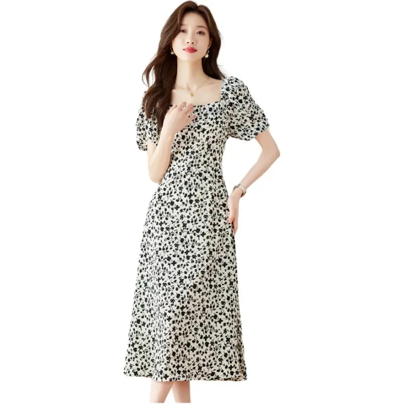 Mu Xiao Xin Short Sleeved Dress Women's-3