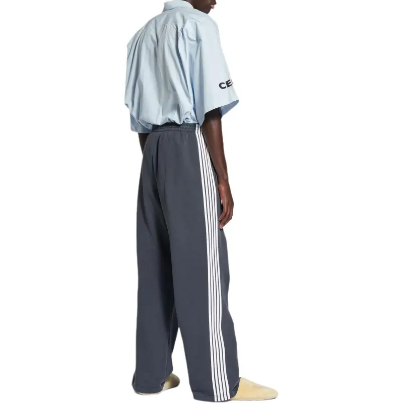 Balenciaga Knitted Sweatpants Loose Fit Men's Marine Blue-4