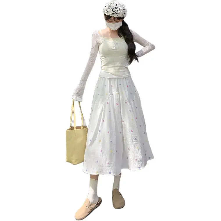 Dior Beauty Casual Long Skirt Women's-2