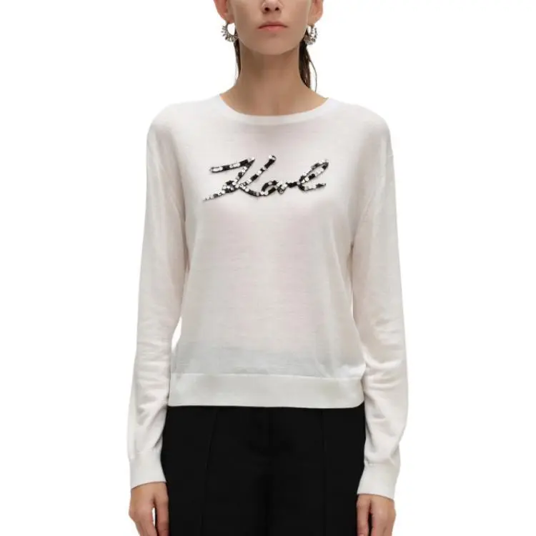 KARL LAGERFELD SS24 Sweater Women's White-2