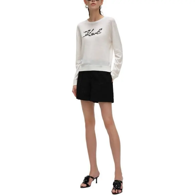 KARL LAGERFELD SS24 Sweater Women's White-1