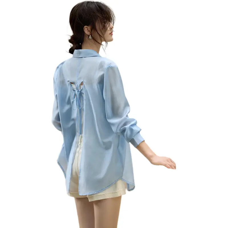 XWI SS24 Shirt Women's Ice Blue-3