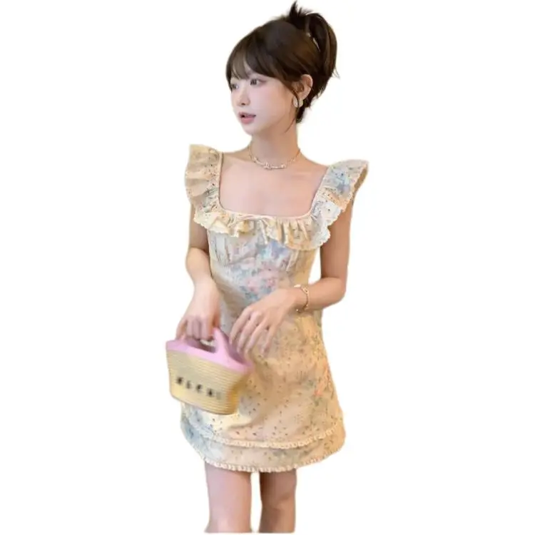 GOSO Sleeveless Dresses Women's Multicolor-2