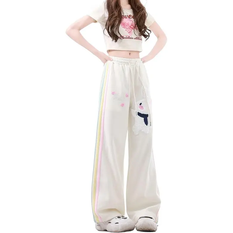 CUWU Casual Pants Women's White-2