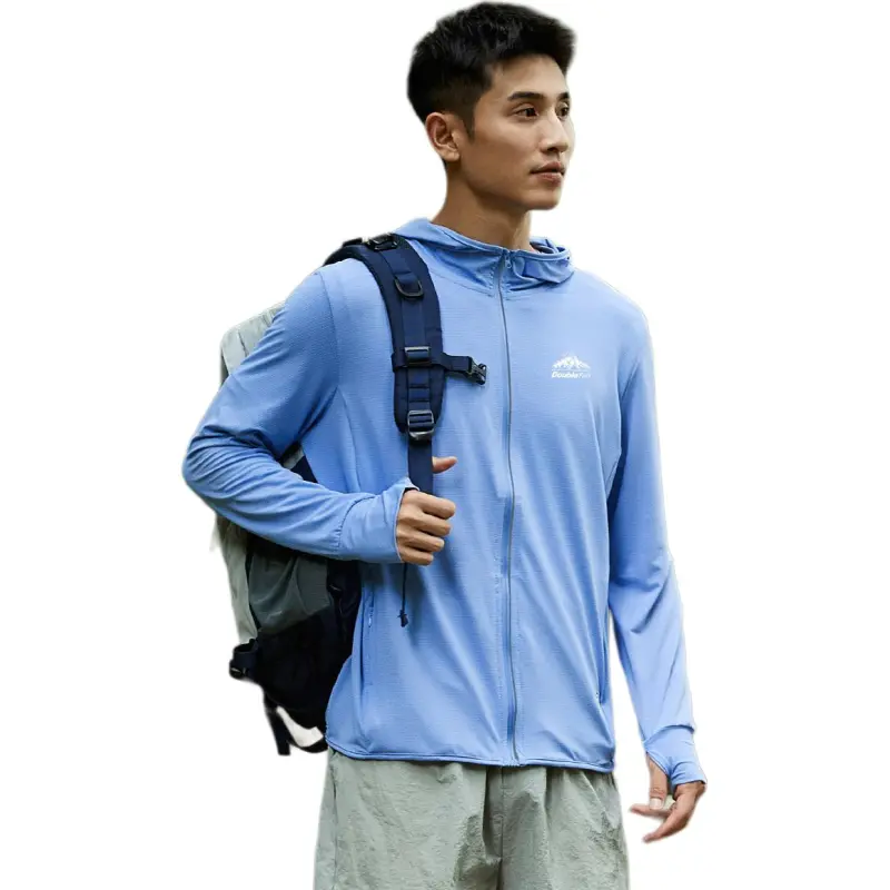 DOUBLEFISH Breathable Quick Dry UV Protection Sun Protection Clothing Unisex-12