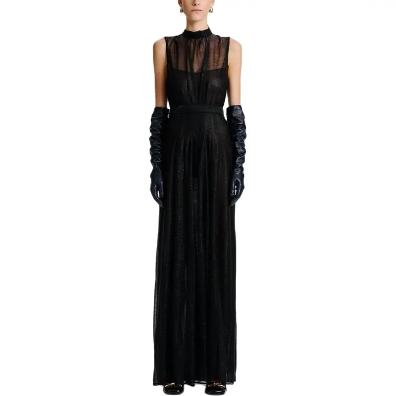 SCANLAN THEODORE Tinsel Gown Evening Dress Women's-1