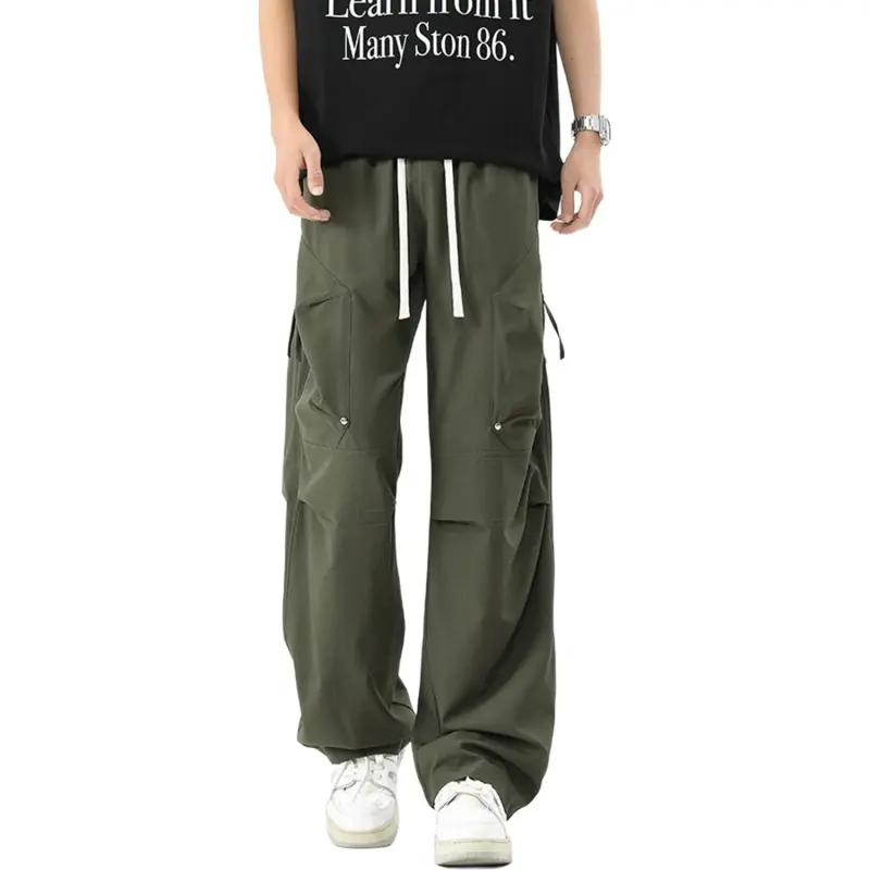 BENGEN Casual Pants Unisex-11