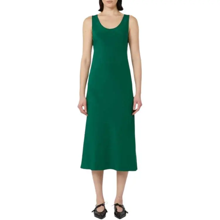 MaxMara FW25 Sleeveless Dress Women's Green-1
