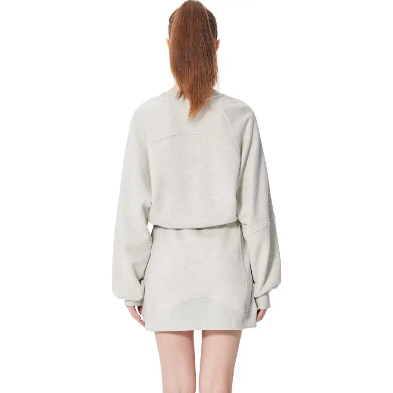 Ed Hardy SS25 Long Sleeved Dresses Women's Light Smoke Gray-5