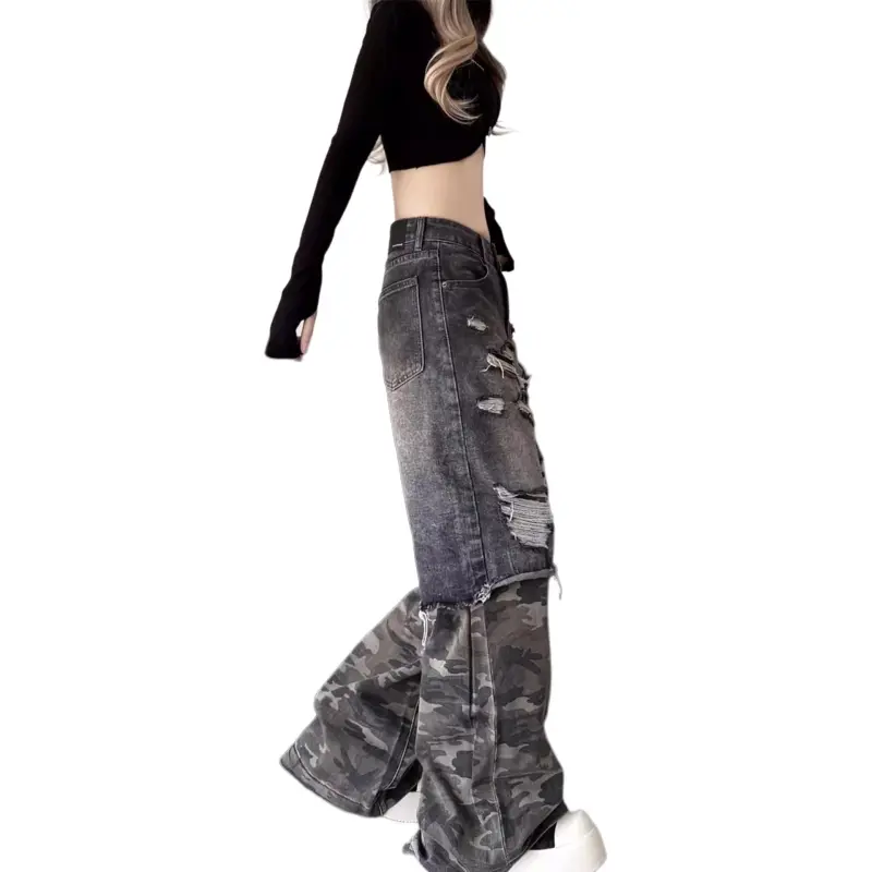 DAFK Jeans Men's Black Camouflage-4