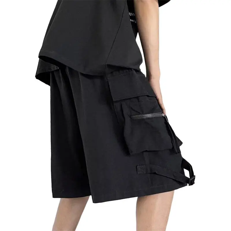 GY.VG Casual Shorts Unisex Black-1