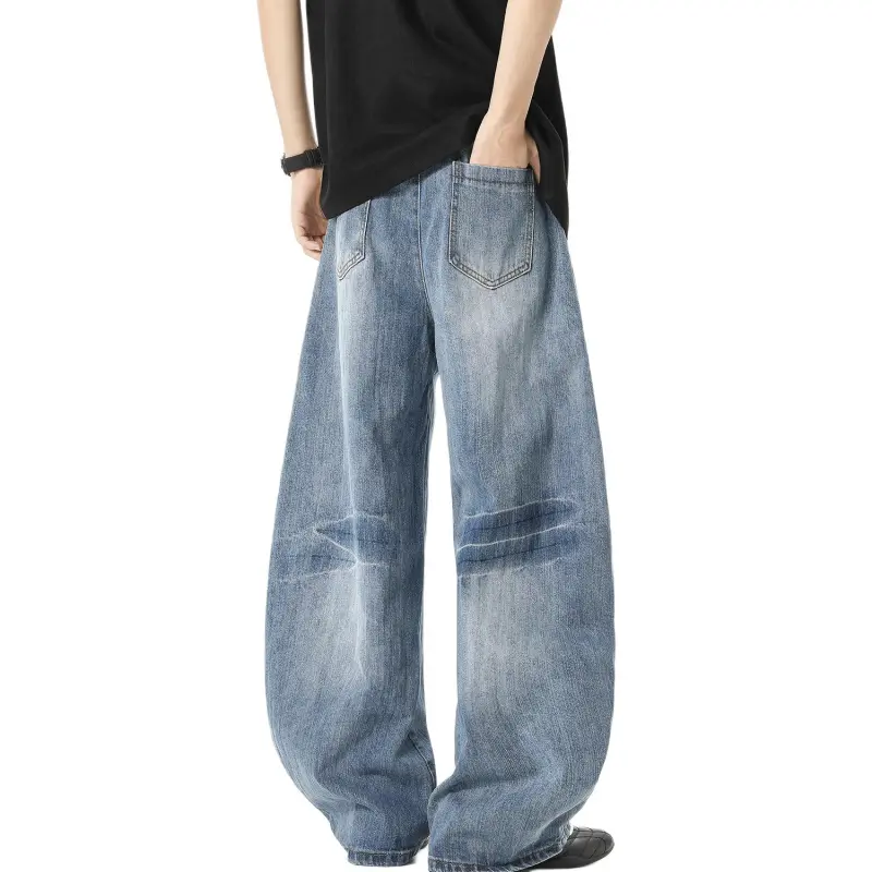 RAP PANDA Jeans Unisex Blue-1