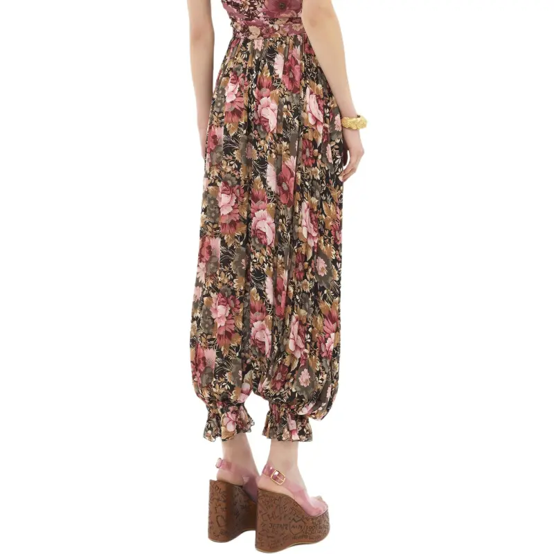 Chloé Pleated Silk Trousers-2