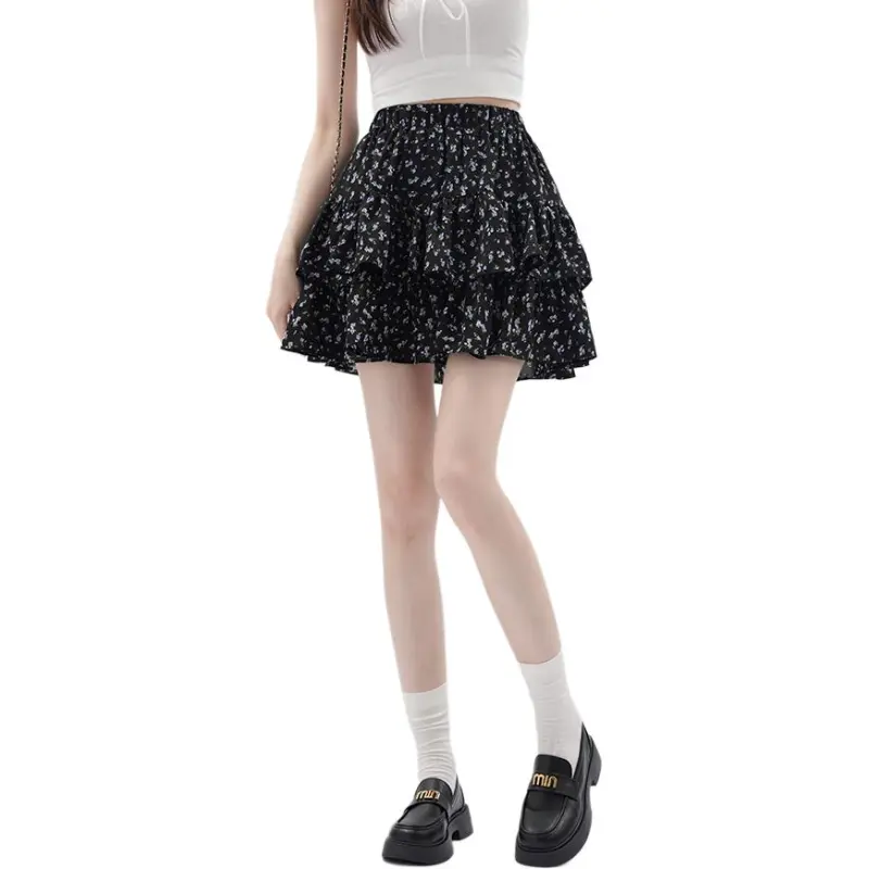 Mu Xiao Xin Casual Short Skirts Women's-11