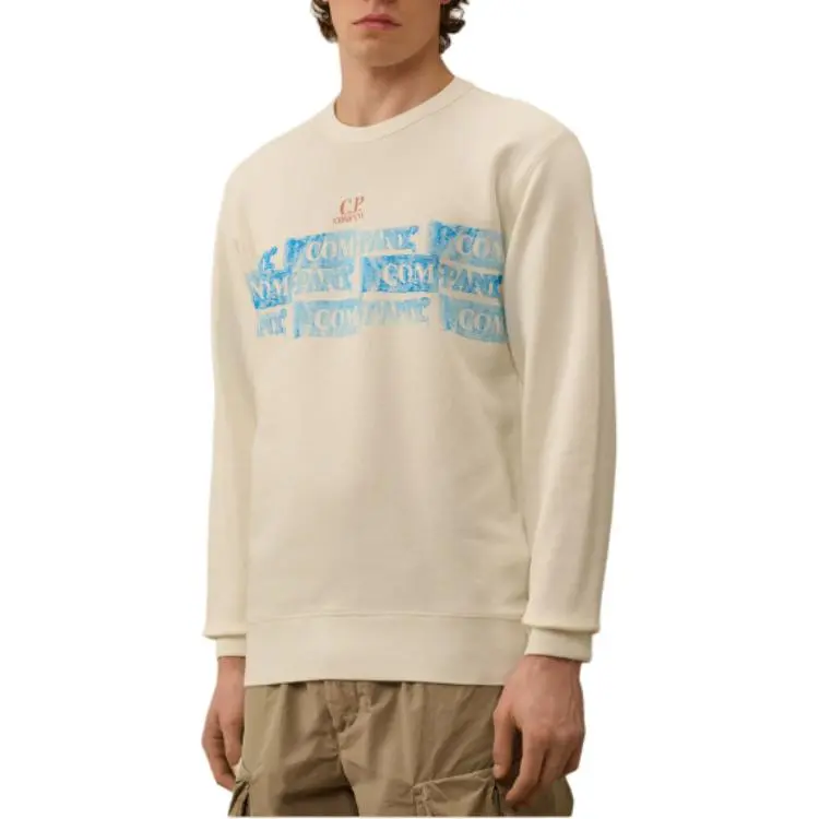 C.P.Company Sweatshirt Men's Gauze White-1
