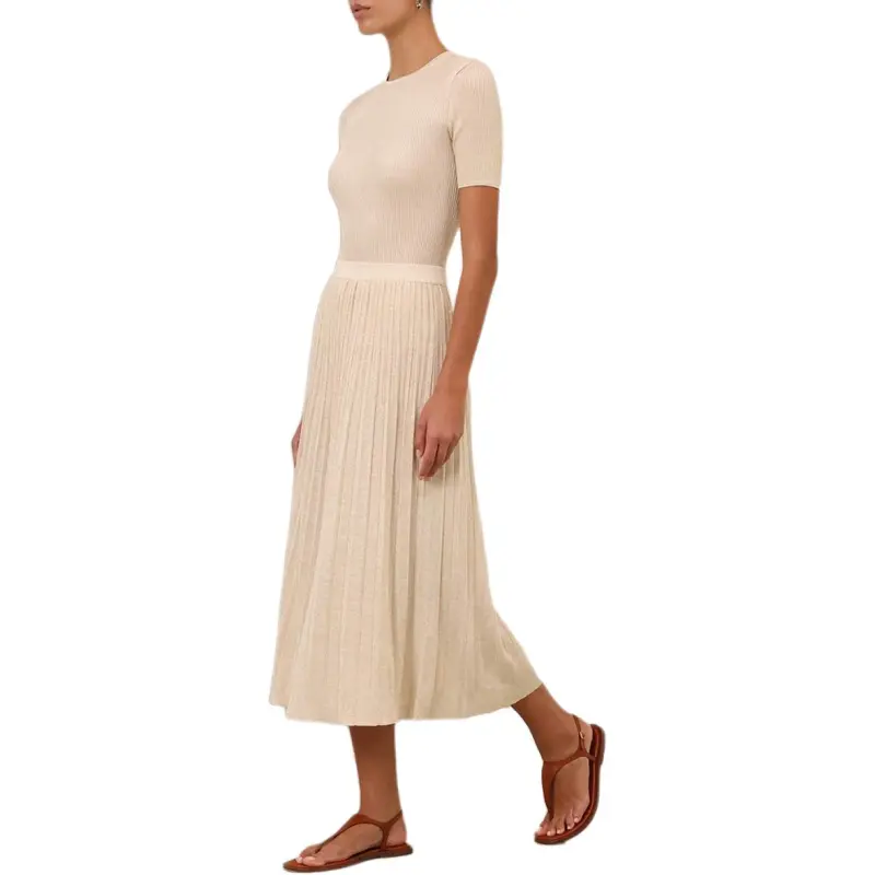 Zimmermann SS25 Summer Swimsuit Collection T Shirt Women's Cream-4
