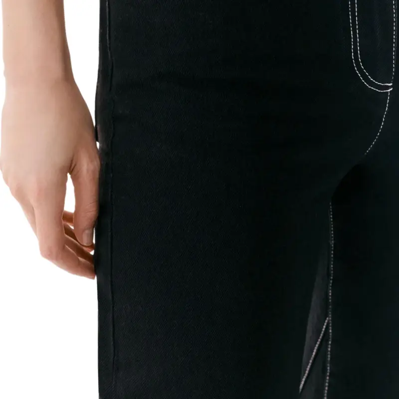 CHANEL Jeans Women's Black-3