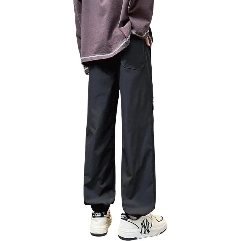 DARK HORSE Casual Pants Unisex Ink Black Elastic Cuff-1