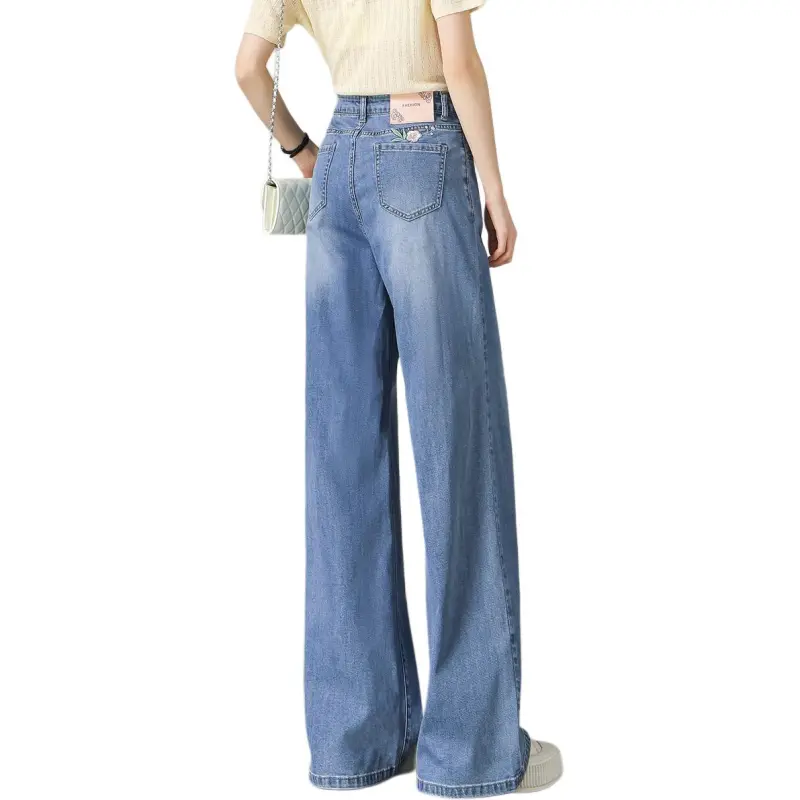 Weixi Jeans Women's Jade Sea Blue-4