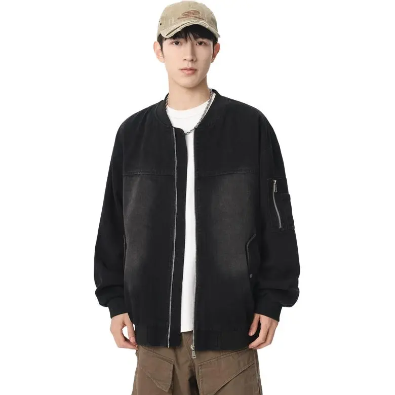 NAXUSTO Denim Jackets Unisex-5
